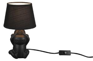 Lampada tavolo da Interno E14 in Ceramica Nero Opaco