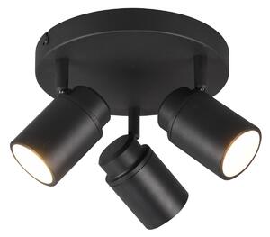 Plafoniera da Interno GU10 in Metallo Nero Opaco