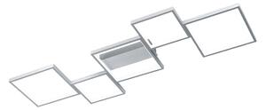 Plafoniera da Interno a LED in Metallo Alluminio Spazzolato