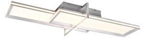 Plafoniera da Interno a led in Metallo Alluminio Spazzolato