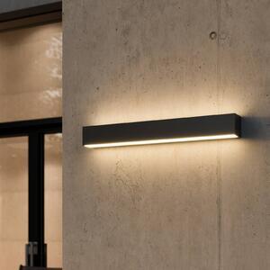 Lucande Applique da esterno a LED Lengo, 50 cm, grigio grafite, a 2 luci