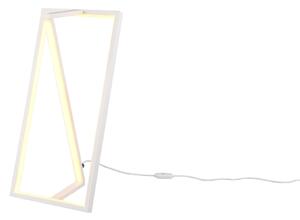 Lampada tavolo da Interno a led in Metallo Bianco Opaco