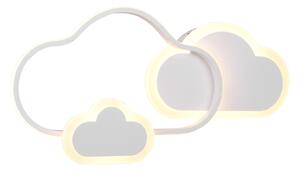Applique da Interno a led in Metallo Bianco Opaco