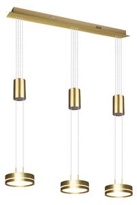 Faretto da Interno a led in Alluminio Ottone Satinato