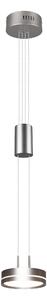 Lampada a Sospensione da Interno a led in Alluminio Nickel Opaco