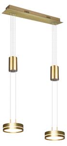 Faretto da Interno a led in Alluminio Ottone Satinato