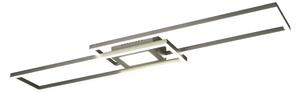 Plafoniera da Interno a led in Metallo Nickel Opaco