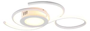 Plafoniera da Interno a LED in Metallo Bianco Opaco