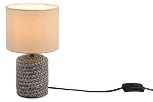 Lampada tavolo da Interno E14 in Ceramica Marrone
