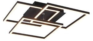 Plafoniera da Interno a LED in Metallo Nero Opaco