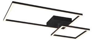 Plafoniera da Interno a LED in Metallo Nero Opaco