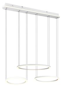 Lampada a Sospensione da Interno a LED in Metallo Bianco Opaco