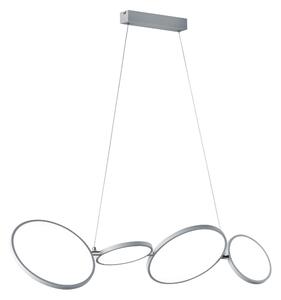 Lampada a Sospensione da Interno a LED in Metallo Silver