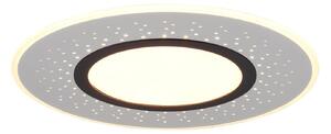 Plafoniera da Interno a LED in Metallo Nickel Opaco