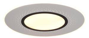 Plafoniera da Interno a LED in Metallo Nickel Opaco