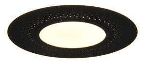 Plafoniera da Interno a LED in Metallo Nero Opaco