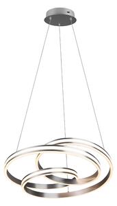 Lampada a Sospensione da Interno a LED in Metallo Nickel Opaco