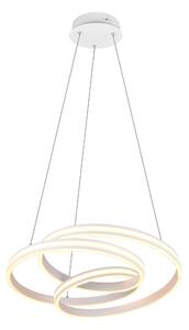 Lampada a Sospensione da Interno a LED in Metallo Bianco Opaco