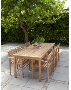 Tavolo da giardino in legno di teak Oxford, 210 x 90 cm
