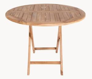 Tavolo pieghevole da giardino in legno di teak Oviedo, Ø100 cm