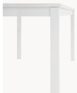Tavolo da giardino in legno bianco Rosenborg, 165 x 80 cm