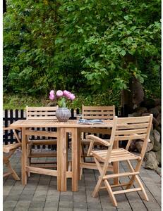Tavolo pieghevole da giardino in legno Butterfly
