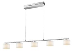 Lampada a Sospensione da Interno a LED in Metallo Nickel Opaco