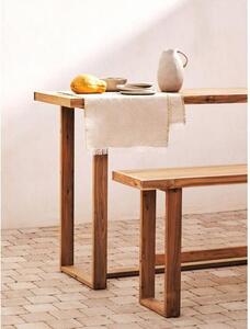 Tavolo alto in legno di teak Canadell, alt. 105 cm