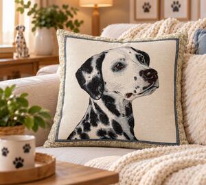 Federa cuscino gobelin dalmata
