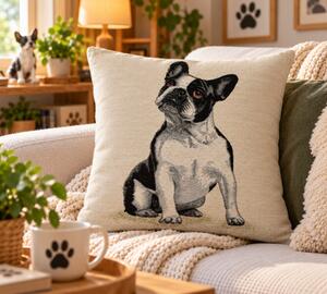 Federa cuscino gobelin 42x42 cm Bulldog