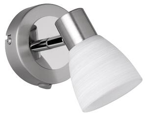 Faretto da Interno a LED in Metallo Nickel Opaco