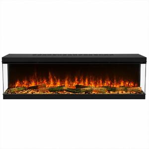 Divina Fire Camino Elettrico da Incasso a Parete 3 Lati L 150 LED RGB APP BELMONT150 - DFLED3S150