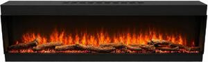 Divina Fire Camino Elettrico da Incasso a Parete Frontale L 150 LED RGB APP DETROIT150 - DFLED150