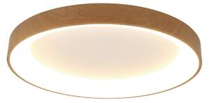 Mantra Iluminación Plafoniera a LED Niseko II, dimmerabile, Legno chiaro, Soggiorno / Sala da pranzo, Alluminio, Moderno, Plafoniera LED
