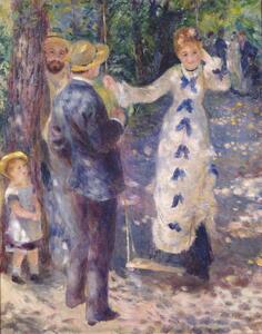 Riproduzione The Swing 1876, Pierre Auguste Renoir
