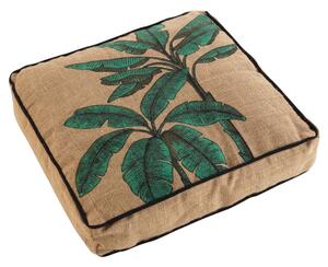 Borsa da salotto verde-marrone Balinesia - douceur d'intérieur