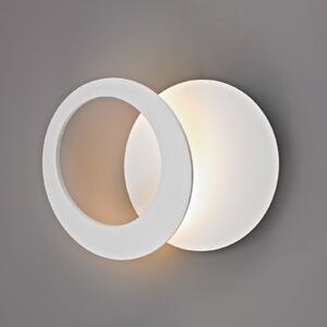 Mantra Iluminación Toronto Applique a LED, bianco, Ø 26 cm, alluminio, regolabile