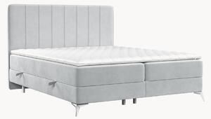 Letto boxspring in velluto fatto a mano con contenitore Aggaz, H3