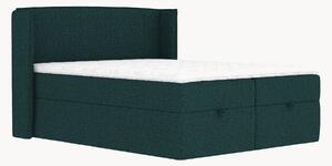 Letto boxspring fatto a mano con contenitore Passion, H4