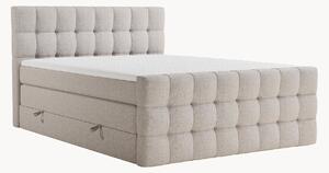 Letto boxspring fatto a mano con contenitore Serene, H4