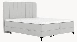 Letto boxspring fatto a mano con contenitore Aggaz, H3