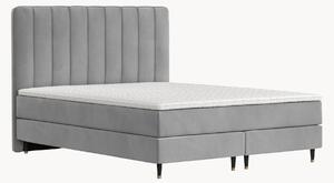 Letto boxspring in velluto fatto a mano Kobbe, H2