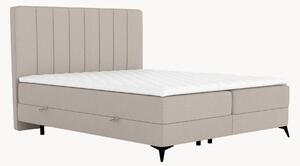 Letto boxspring fatto a mano con contenitore Aggaz, H3