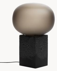 Lampada da tavolo a LED in vetro soffiato Magma One