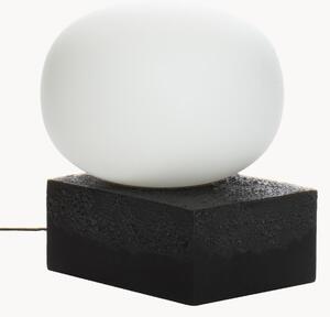 Lampada da tavolo a LED in vetro soffiato Magma Two