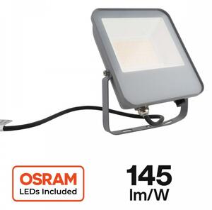 Proiettore LED 30W IP65 145lm/W - LED OSRAM Colore Bianco Caldo 3.000K