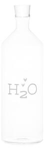 Bottiglia in vetro borosilicato H2O con tappo 1400 ml - Simple Day