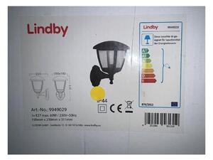 Lindby - Lampada da parete per esterni con sensore ACELYA 1xE27/60W/230V IP44