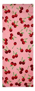 Telo mare rosa in cotone 78x200 cm Cherries – Catherine Lansfield