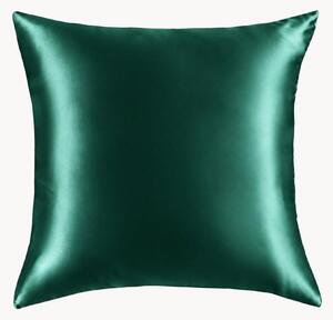 Federa in raso di seta di gelso 22 Momme 6A Premium Emerald Green
